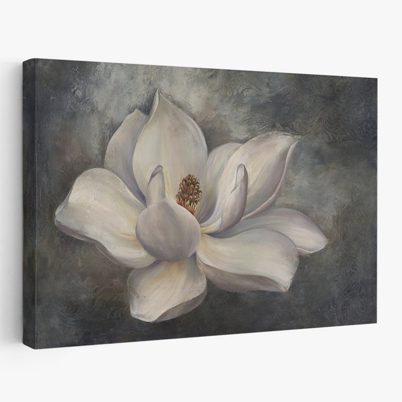 Plantes, fleurs, magnolia, art mural, H 32 po x l 48 po