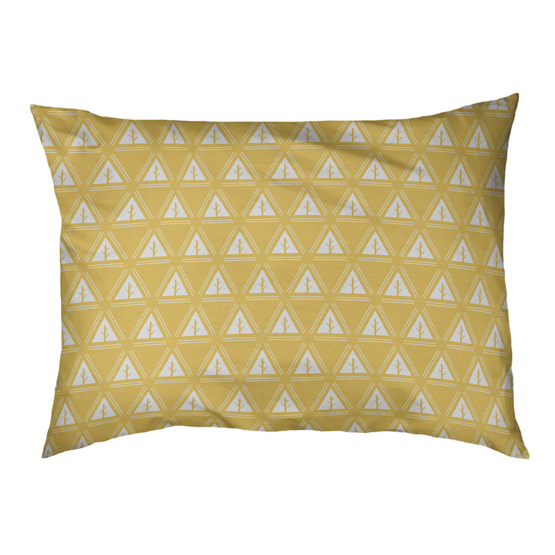 Coussin d'extérieur Chenoweth, Grand (l 50 po x P 7 po x H 40 po), Doré