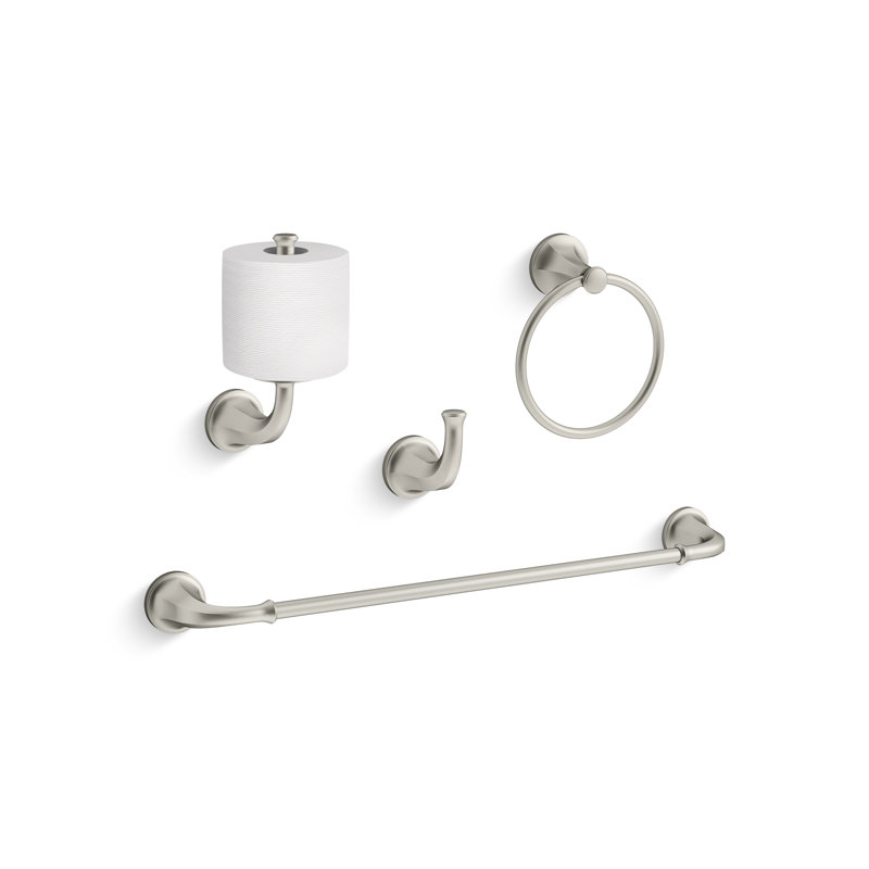 Vertical Toilet Tissue Holder, Vibrant Brushed Nickel