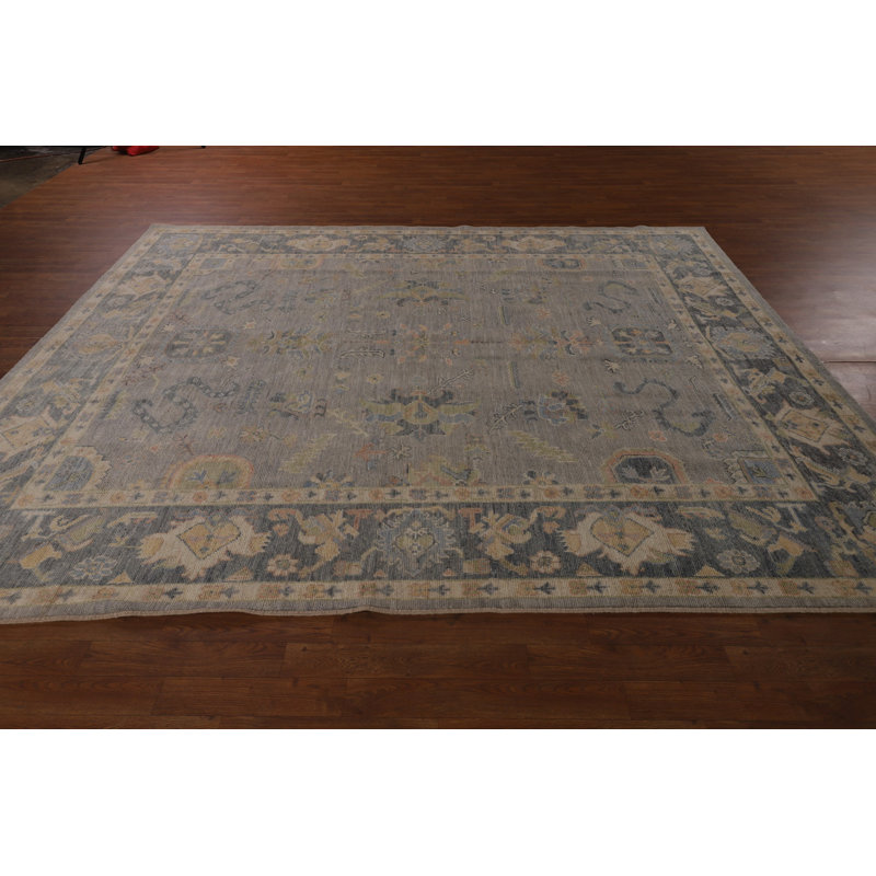 Vegetable Dye Oushak Turkish Area Rug 8x10
