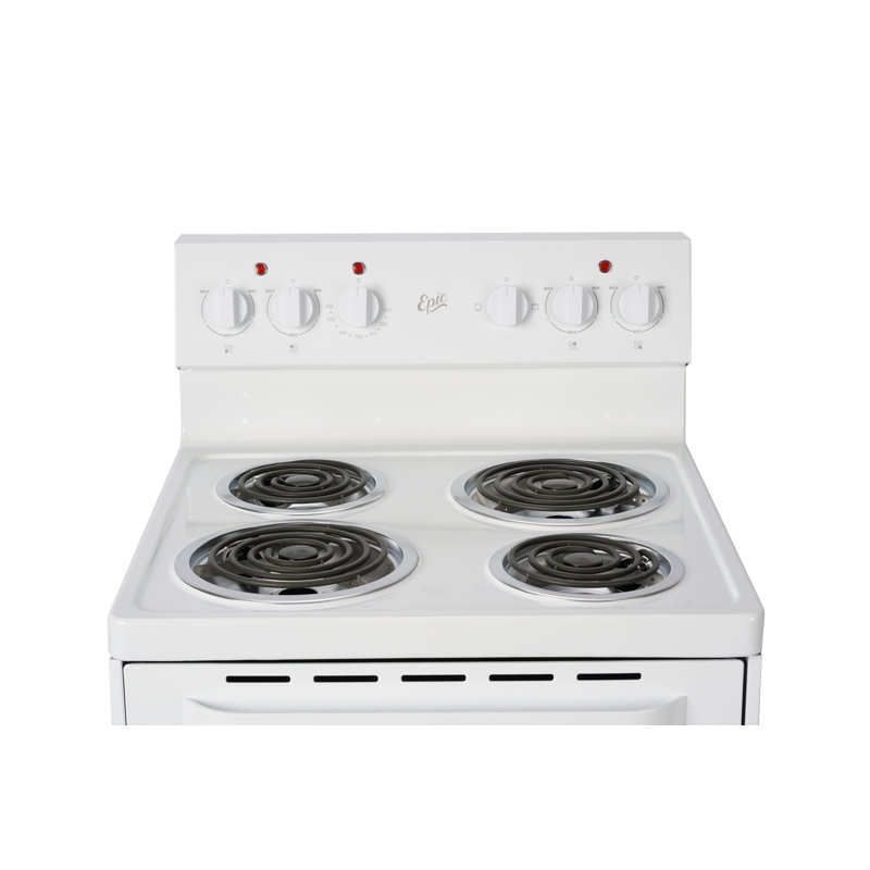 Gamme électrique autoportante 2,7 cu 24 po