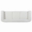 Canapé Chesterfield durable avec accoudoirs roulés, canapé rembourré pour l'intérieur