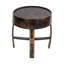 Table d'appoint ronde de style baril