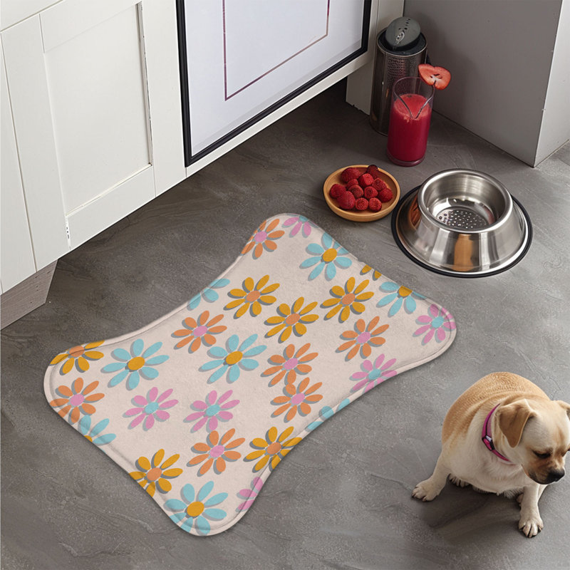Boogie Delight - 1 Piece Bone Shape Feeding Mat, XL (18")