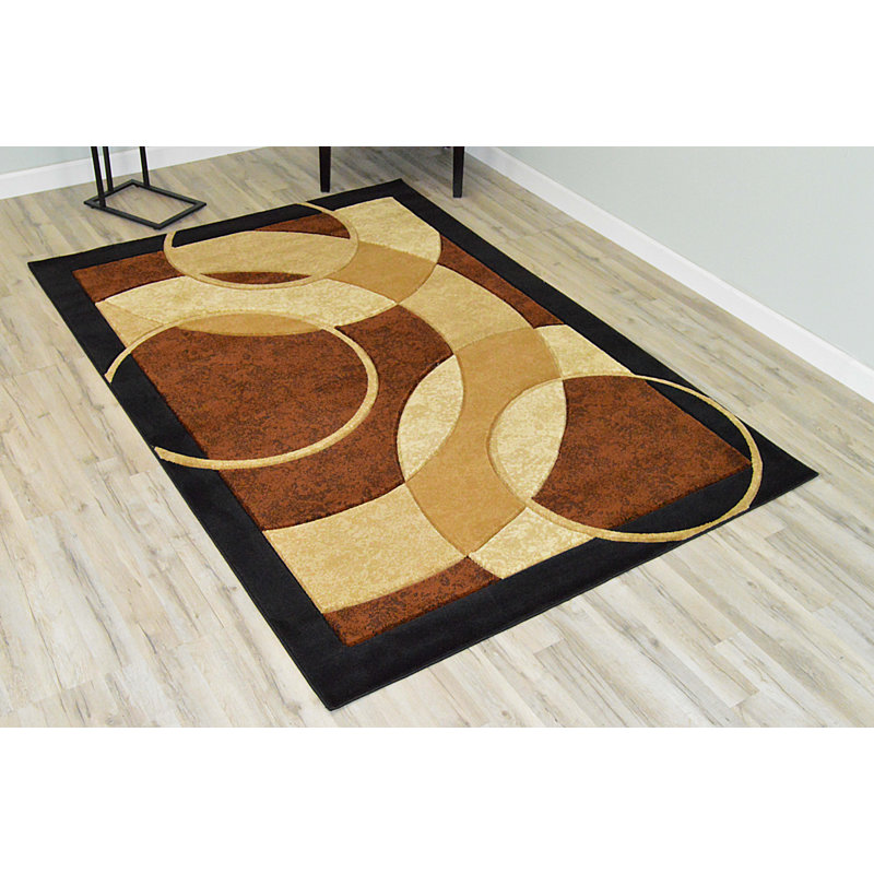 Mccampbell Performance Abstract Indoor Rug, Rectangle 3'9" x 5'3"