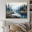 «Canada Tranquil Lake», reproduction sur toile-1984294018-1984294017