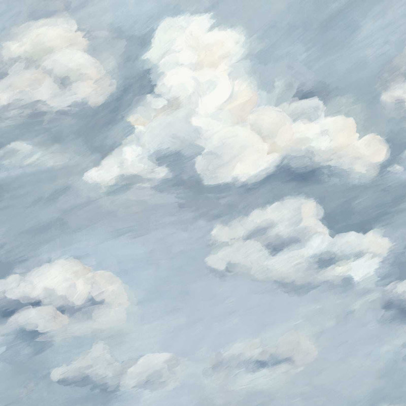 Air 13.35m x 68.5cm Wallpaper Roll, Sky Blue