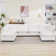 138.29” W Oversized 8-Seater Composable Modular Sofa