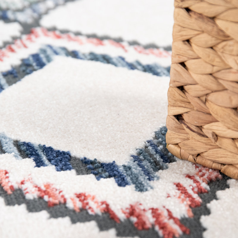 Ikat Indoor Rug, 94.49" W x 133.86" L