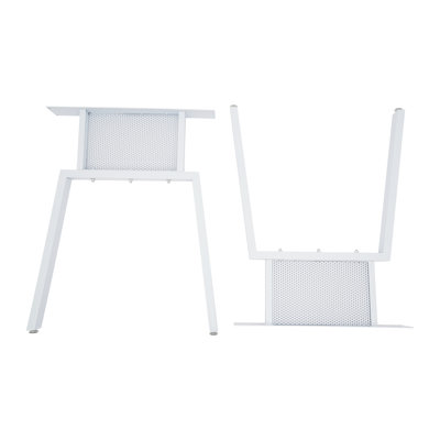 2Pcs 28-Inch Metal Table Legs
