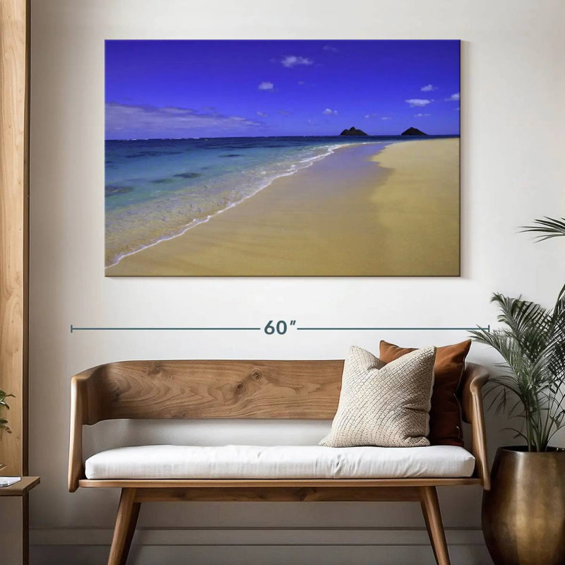 Gillard Lanikai Hawaii Beach, H 34 po x l 51 po