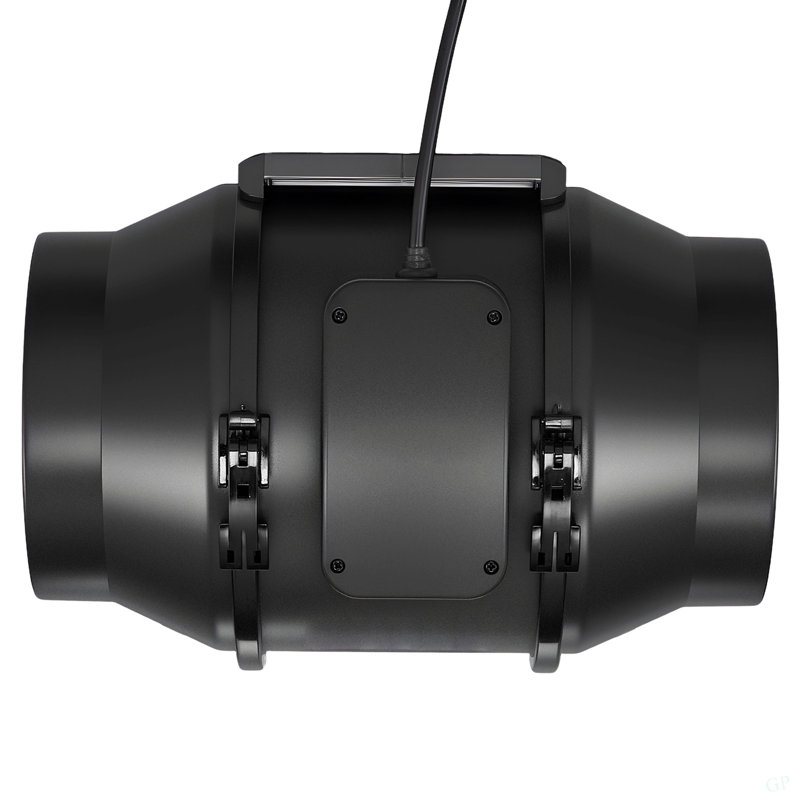 Ensemble de filtration d'air 6 po, ventilateur de conduit en ligne de 180 pi³ / min avec régulateur de vitesse, filtre à charbon et système de ventilation à conduit pour booster de refroidissement, tentes de culture, culture hydroponique