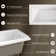 54" W X 32'' D Alcove Rectangular Bathtub Drop-In Soaking Tub 3-Wall Acrylic White Bathroom Tub With Integrated Overflow