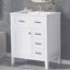 Meuble-lavabo 36 po avec lavabo, armoire de salle de bain verte avec tiroirs, structure solide et panneau de fibres à densité moyenne (ancien numéro de référence: JL000007AAG)-1201415158