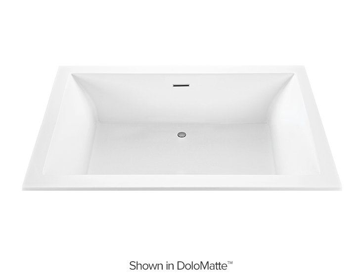 Andrea 22 Soaker Tub - Matte, Drop in