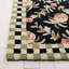 Tapis floral en laine crocheté à la main Jonsson-21305257