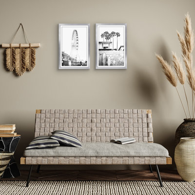 Americanflat Picture Frame - Set of 2 - Frame with Mat - Polished Plexiglass