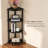 Corner Shelf, the ultimate space saving corner stand - stability, style, and versatility-136922155