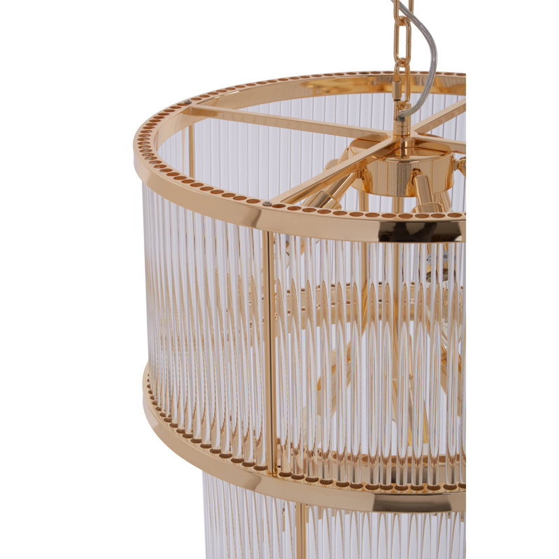 Conerly 9 - Light Drum Chandelier, Gold