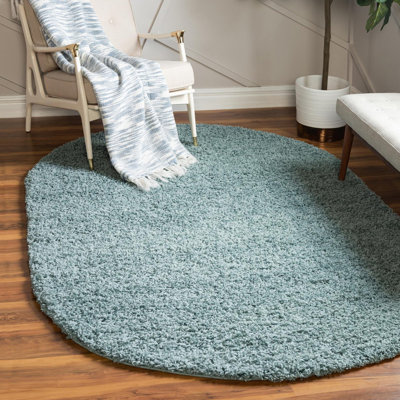 Tapis bleu ardoise Maron