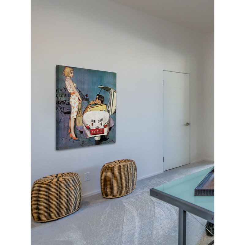 The Casanova Car Print on Wrapped Canvas, 31" H x 24" W