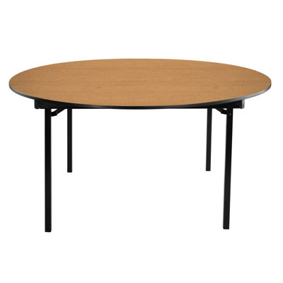 Circular Folding Banquet Table, Plywood Core/Edge Banding