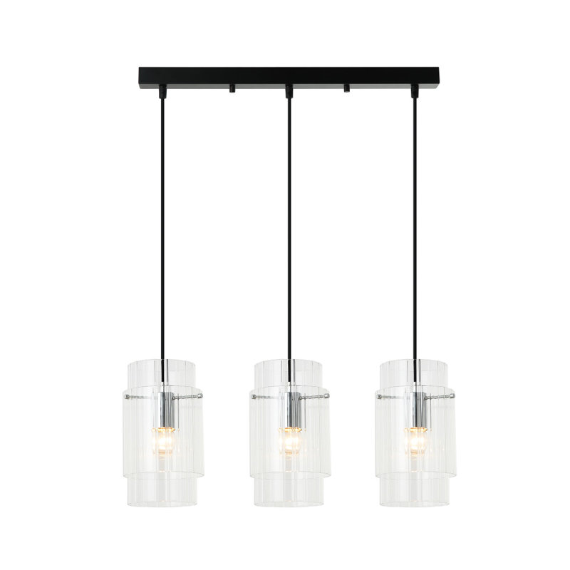 Argan 3 - Light Black Cylinder Pendant