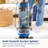 BISSELL CleanView Vacuum with Automatic Cord Rewind, TurboEraser Upholstery Tool, Triple Action Brush Roll Swivel Steering, Extension Wand, Easy-Empty Dirt Tank, Multi-Cyclonic Suction 3839
