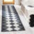 Kilim Flat Weave Wool/Cotton Geometric Rug in Black-811538331