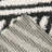 Avraham Black Abstract Stripe Shag Area Rug-957766018