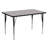 Goddard 24''W x 48''L Rectangular HP Laminate Activity Table - Adjustable Legs-9892164-98429632