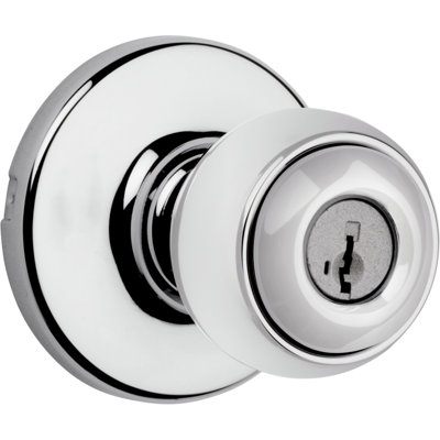 Polo Keyed Entry Knob featuring SmartKey Security