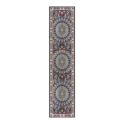 Tapis ivoire / bleu marine Jackson