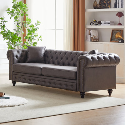 Canapé Chesterfield de 63,5 po Modern Modern