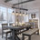 Éclairage linéaire pour îlot de cuisine 39,4 "Farmhouse Chandelier