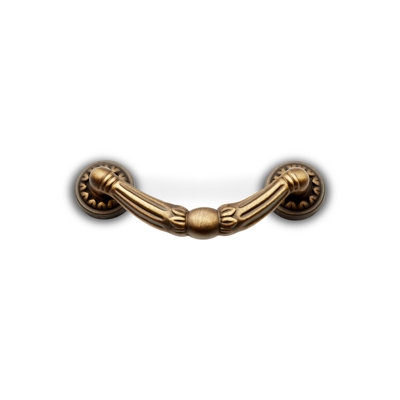 Ornate 3" Drop Pull with Petal Bases CP Series