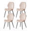 Norred Modern Velvet Dining Chair with Ergonomic Backrest, Set of 4-1653743740