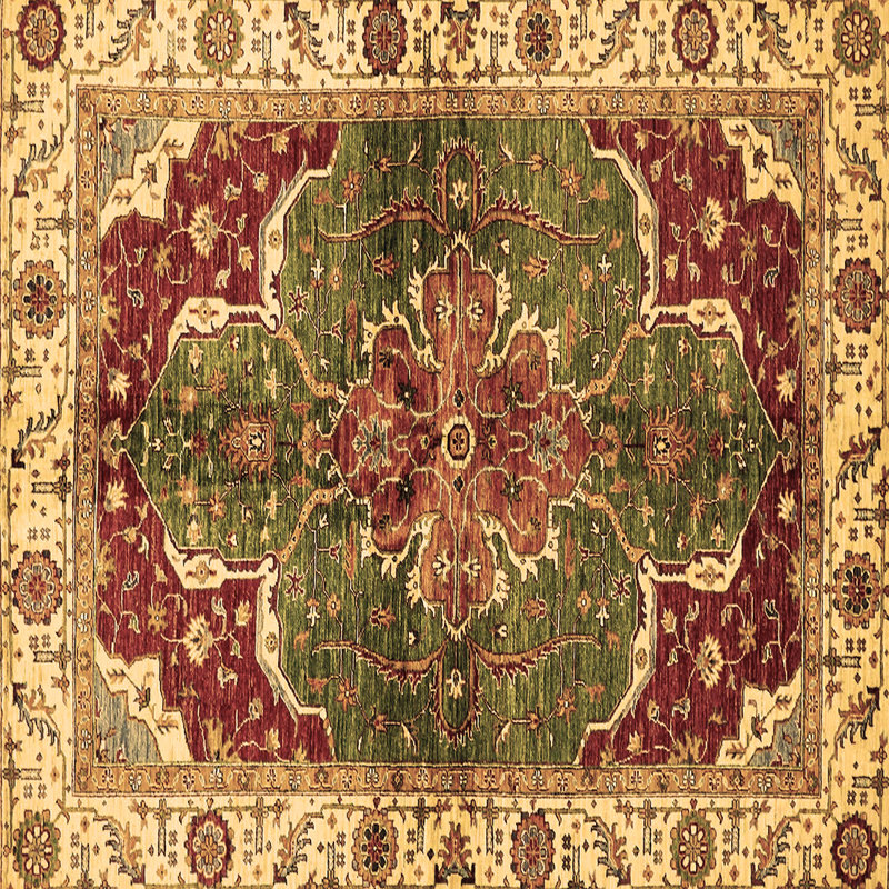 Oriental Indoor Rug, Square 5'