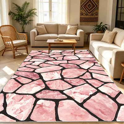 Tapis 1 pièce, doux et confortables, toutes saisons, faciles à entretenir, lavables à la machine, tapis de sol d'intérieur pour le salon, la chambre à coucher, la salle à manger, le couloir, le bureau, le patio, la maison et l'extérieur