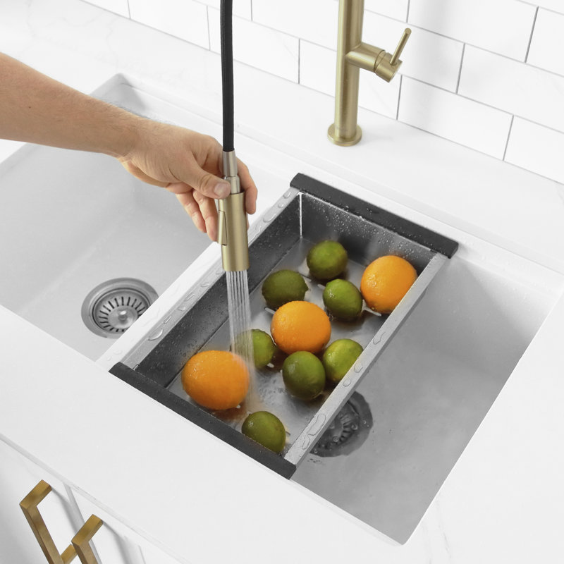15 3/8 Stainless Steel Workstation Colander