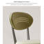 Chaise moderne et simple en velours rembourré-1186499391