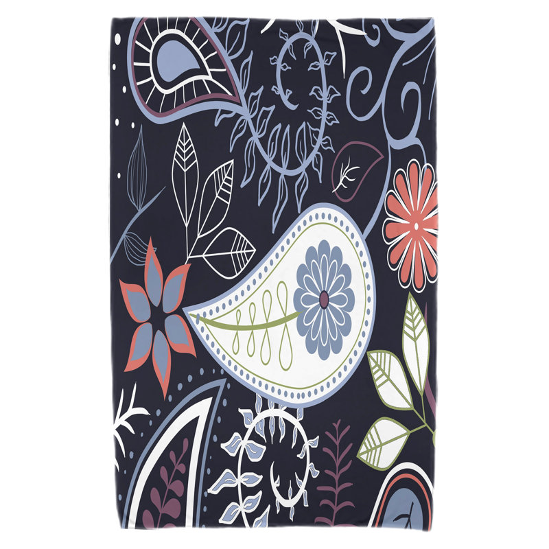 Serviette de plage Christine, Bleu marine