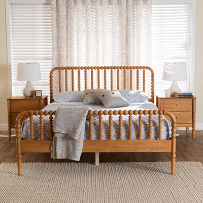 Lucera Mid-Century 3-Piece Bobbin Bedroom Set