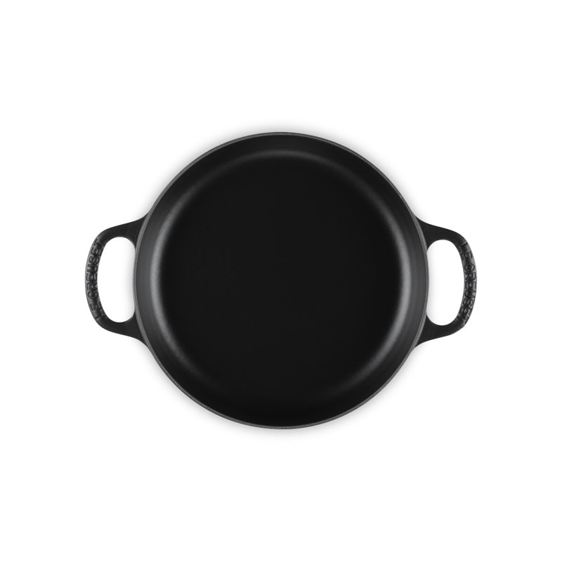 Signature Enameled Cast Iron 11" Everyday Pan, Matte Black