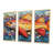 Red Arctic Char I - Fish Animal Wall Decor Set-401958079-401958076