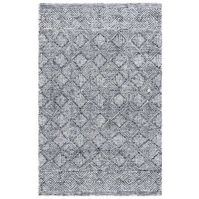 Tapis géométrique en laine touffeté à la main Jaymar