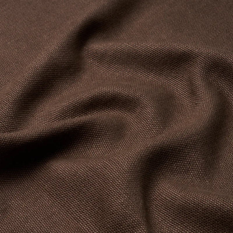 Franc Linen  Lumbar Pillow, 12"H x 16"W, Brown, Rectangular