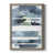 Toile avec cadre gris