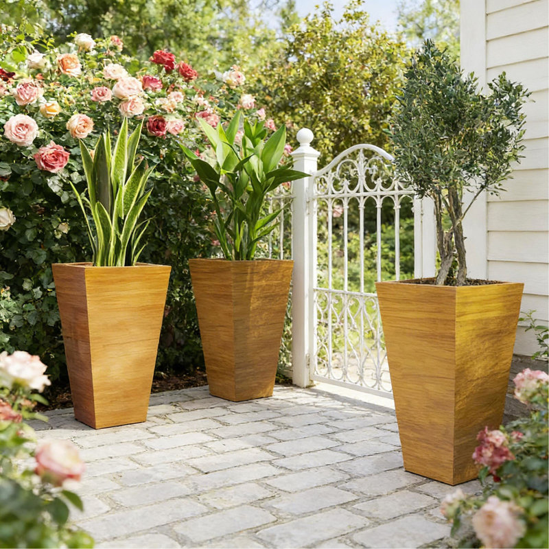 Ensemble de 3 pots à fleurs Classic