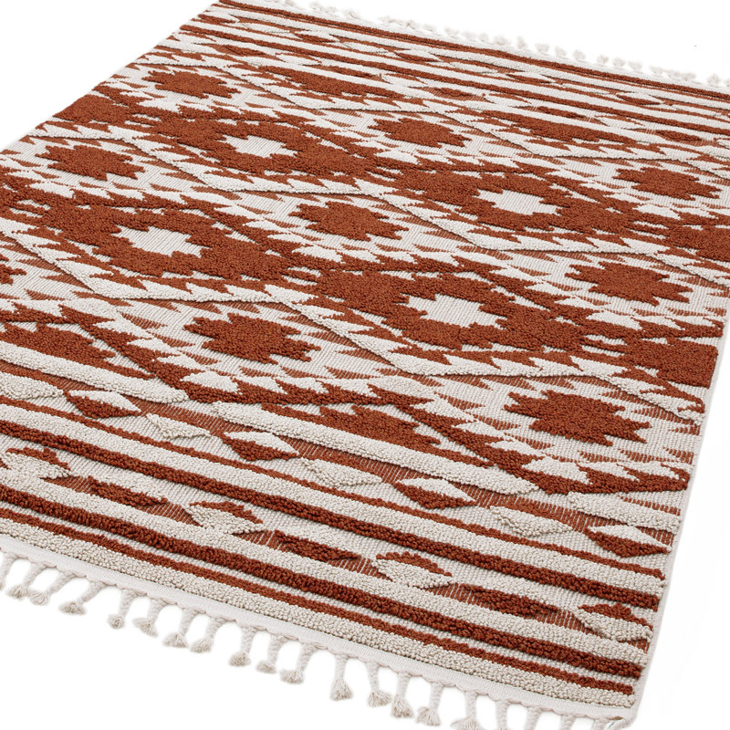 Alisia Southwestern Area Rug, Rectangle 120 x 170cm